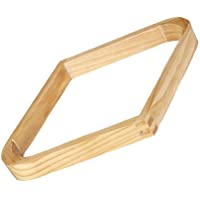 perfeclan Estante De Bolas Nueve En Forma De Diamante con Final De Roble-Mesa De Billar Accesorio